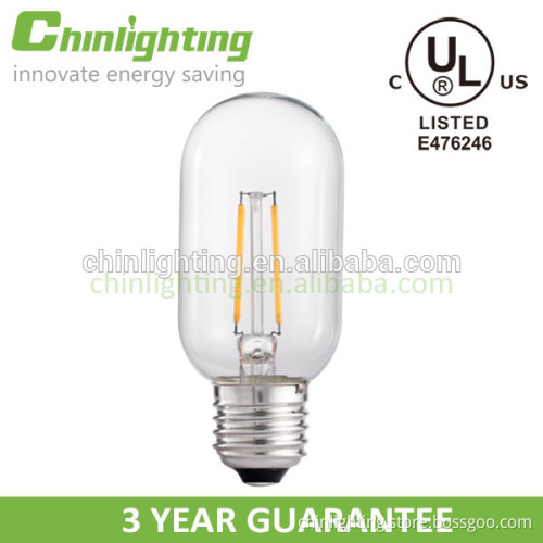 2016 Newest comer led t45 tubular bulb dimmable filament bulb led 9w